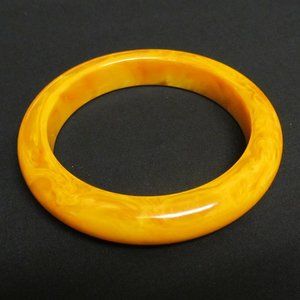 Vintage Lucite Amber Bracelet